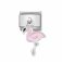 Nomination Flamingo Dangle in Enamel & Silver Charm.