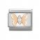 Nomination 9ct Rose butterfly white Charm