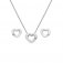 Hot Diamonds Silver Diamond Heart Stud Earrings & Pendant Set