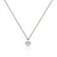 DiamonFire Silver Zirconia 2.00ct Solitaire Bezel Set Necklet