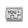 Nomination Silver Oxidised You Jigsaw (You Me) Charm