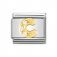 Nomination 18ct Gold CZ set Initial C Charm.