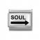 Nomination Silver Shine Classic Silver Soul Mates Arrow Charm - Soul