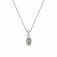 Hot Diamonds Silver Diamond set Green Aventurine Pendant - March