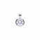 DiamonFire Silver Zirconia 1.00ct Solitaire Bezel Set Necklet