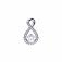 DiamonFire Silver Zirconia Infinity Pendant