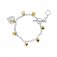 HEART OF YORKSHIRE T-BAR BRACELET WITH GOLD VERMEIL