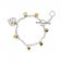 HEART OF YORKSHIRE T-BAR BRACELET WITH GOLD VERMEIL