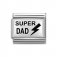 Nomination Silver Shine Classic Super Dad Charm