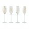 Mikasa Cheers Set Of 4 Flute Glasses