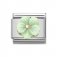 Nomination Classic Rose Gold & Green Mother of Pearl Flower Charm