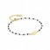 Nomination Antibes Yellow Gold Plated & Blue Crystals Eye of God Bracelet