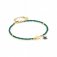 Nomination Antibes Yellow Gold Plated with Blue CZ & Green Crystals Star Bracelet