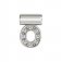 Nomination SeiMia Silver & CZ Letter O Pendant