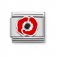 Nomination Silver Shine CZ & Enamel Red Poppy Charm