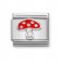 Nomination Silver Shine Enamel Red Mushroom Charm