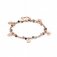 Mon Amour Rose Gold Plated & Multicoloured Stones Mixed Bracelet