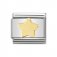 Nomination 18ct Gold Flat Star Charm.