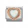 Nomination 9ct Rose Gold Heart Opal Charm