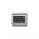 Nomination Silver Black Rectangular Pave CZ Charm