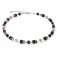 GeoCUBE® Necklace, Bracelet & Earring Set Onyx Black-rose gold