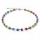 GeoCUBE® Necklace classic Polaris & Rhinestone multicolour