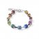 GeoCUBE® Bracelet classic Polaris & Rhinestone multicolour