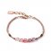 Necklace, Bracelet & Earrings Set GeoCUBE® shades of Pink-Lilac