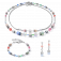 Necklace GeoCUBE® Bracelet summer Multi Pastel-silver