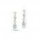 Earrings GeoCUBE® Multitask summer multi pastel-silver