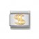 Nomination 18ct Gold Dollar $ Charm.