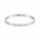 Infinito Stainless Steel & White CZ Bangle