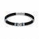 Nomination City Stainless Steel, Blue PVD & Rubber with Black CZ Bracelet