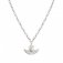 Sweetrock Silver & CZ Winged Heart Necklet