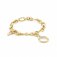 Nomination Endless Yellow Gold & CZ Circle Bracelet