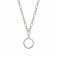 Nomination Endless Silver & CZ Circle Pendant Necklace