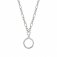 Nomination Endless Silver & CZ Circle Pendant Necklace