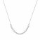 DiamonFire Silver Zirconia Tennis Bezel Set Necklet