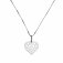 Azendi 9ct White Gold Heart of Yorkshire Pendant