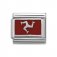 Nomination Silver Isle of Man Flag Charm