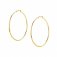 Silhouette Gold plated Hoop Earrings