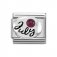 Nomination Silver Classic Silver July Ruby Charm