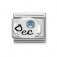 Nomination Silver Classic Silver December Blue Topaz Charm