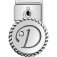 Nomination Classic Silver & CZ Letter D Drop Charm