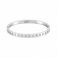 Infinito Stainless Steel & White CZ Bangle