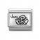 Nomination Silver June Rose Charm