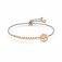 Milleluci Stainless Steel with Rose Gold & White CZ Tree of Life Bracelet