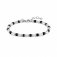 Nomination Instinct Stone Stainless Steel & Black Lava stone Bracelet