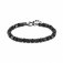 Nomination Instinct Stone Stainless Steel & Black Lava Stone Large Vintage Bracelet