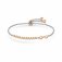 Nomination Milleluci Stainless Steel with Rose Gold & White CZ Infinity Bracelet